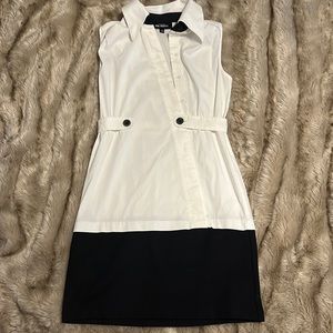 Karl Lagerfeld white and black dress